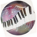 Holographic Mylar Insert - 2" Piano